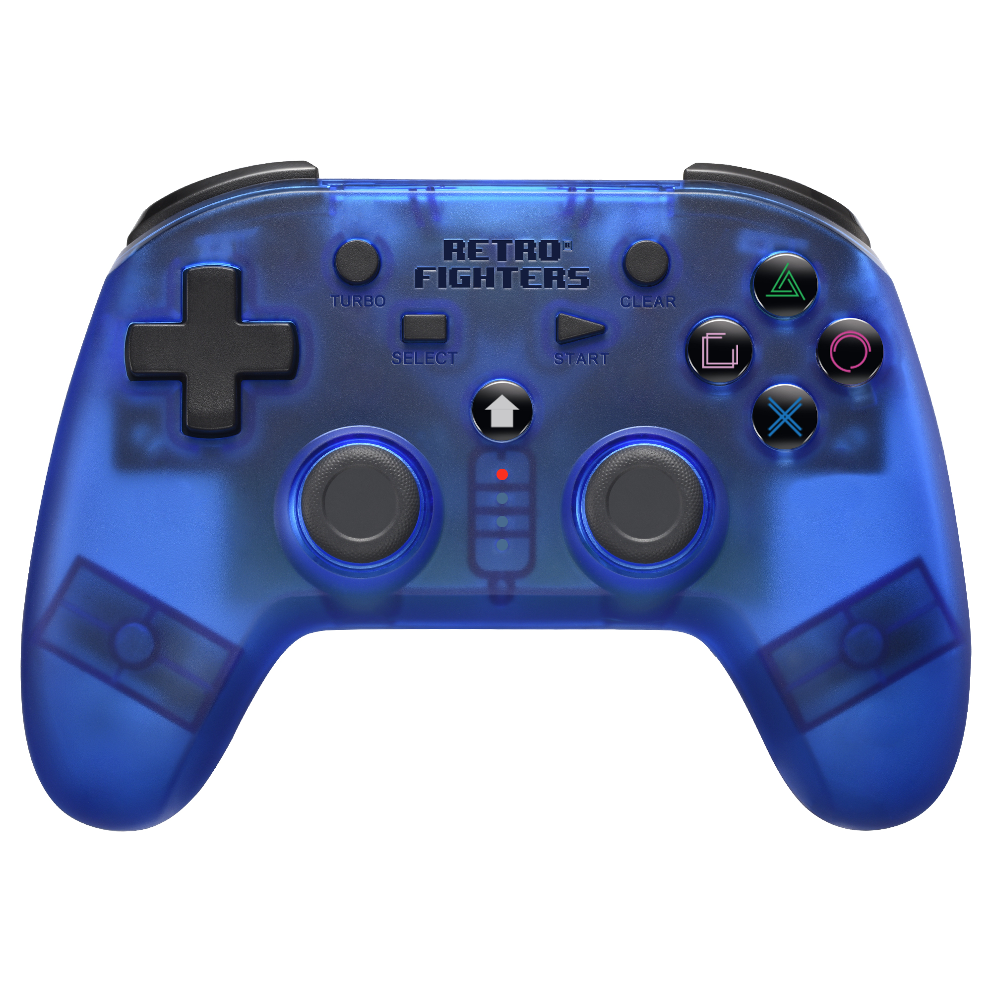 Retro Fighters Defender   Trådløs Controller   Blå Geekd Dk