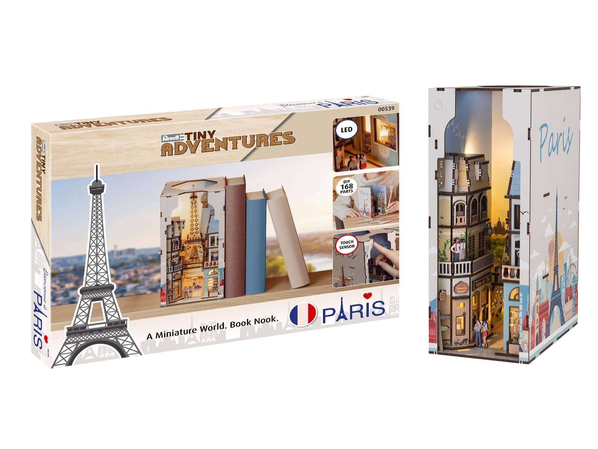 Revell Tiny Adventures Paris Book Nook Med 168 Dele Byggesæt Geekd Dk