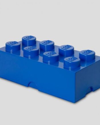 Room Copenhagen Lego Storage Brick   Blue Rc40041731 Opbevaringskasse Geekd Dk