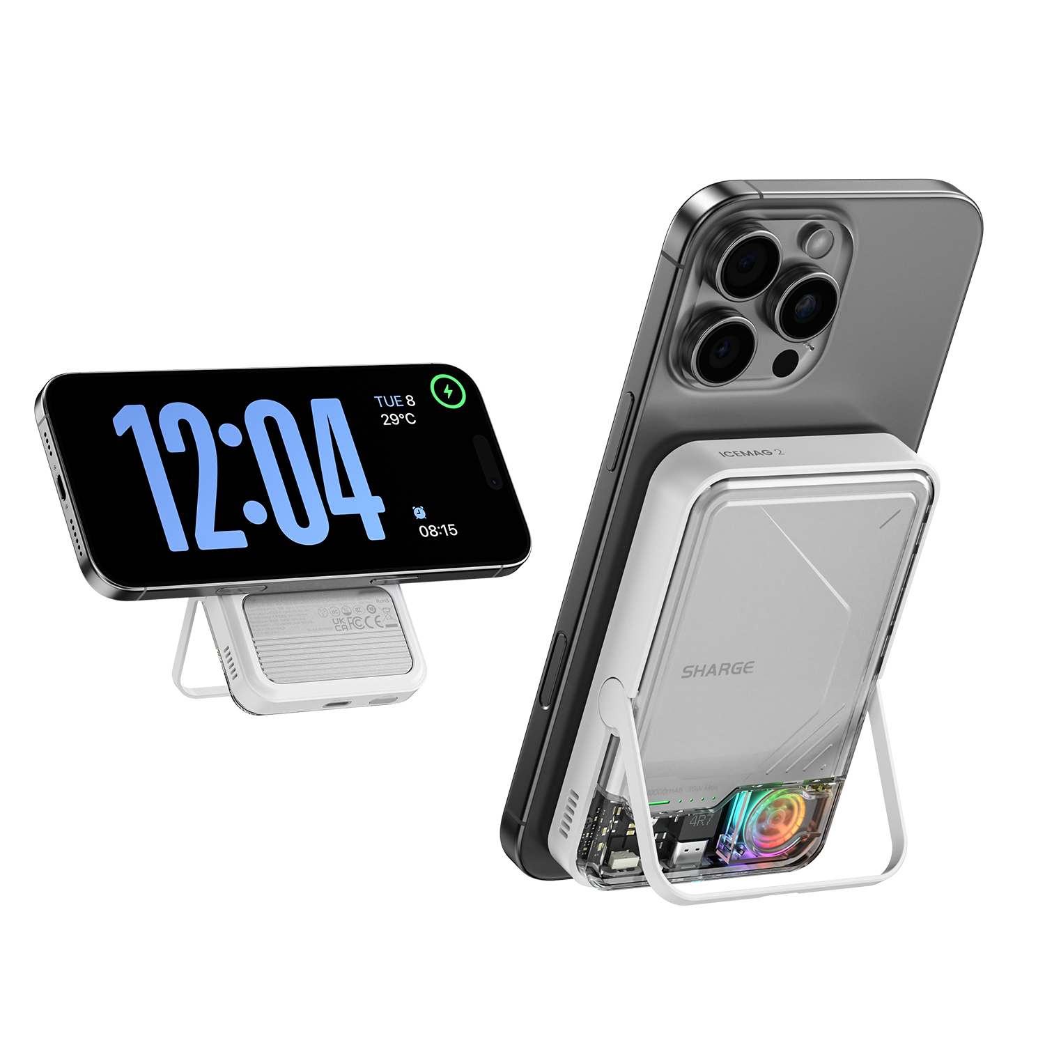 Sharge Icemag Magnetisk Powerbank 10 000 Mah Geekd Dk