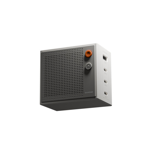 Sharge Pixel 100w Gan-oplader Eu Grå Geekd Dk