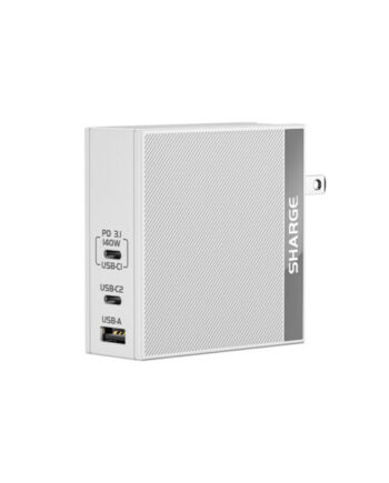 Sharge Pixel 140w Gan-oplader Eu Hvid Geekd Dk