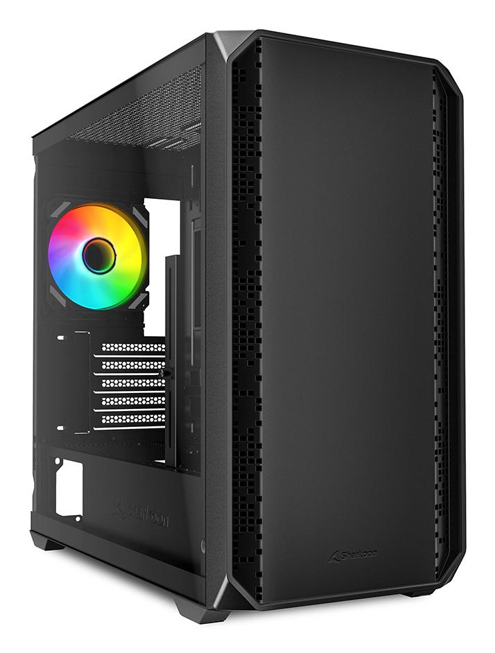 Sharkoon Mk2 Rgb Micro-atx-kabinet   Sort    Blæsere  Btf Geekd Dk