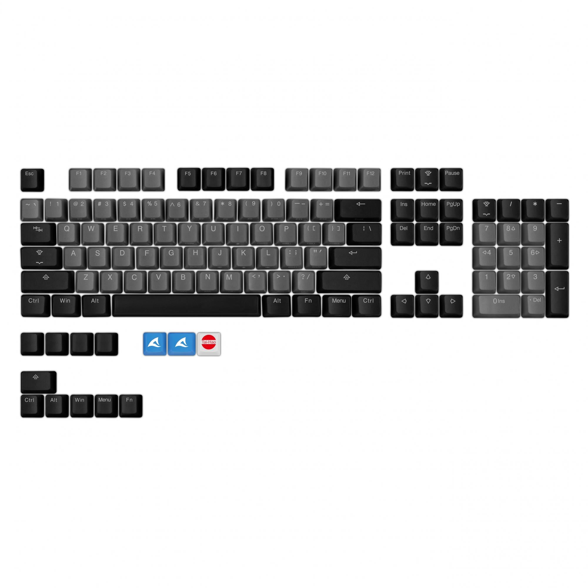 Sharkoon Skiller Sac20 Keycaps   Sort  Ansi Us  114 Stk  Geekd Dk