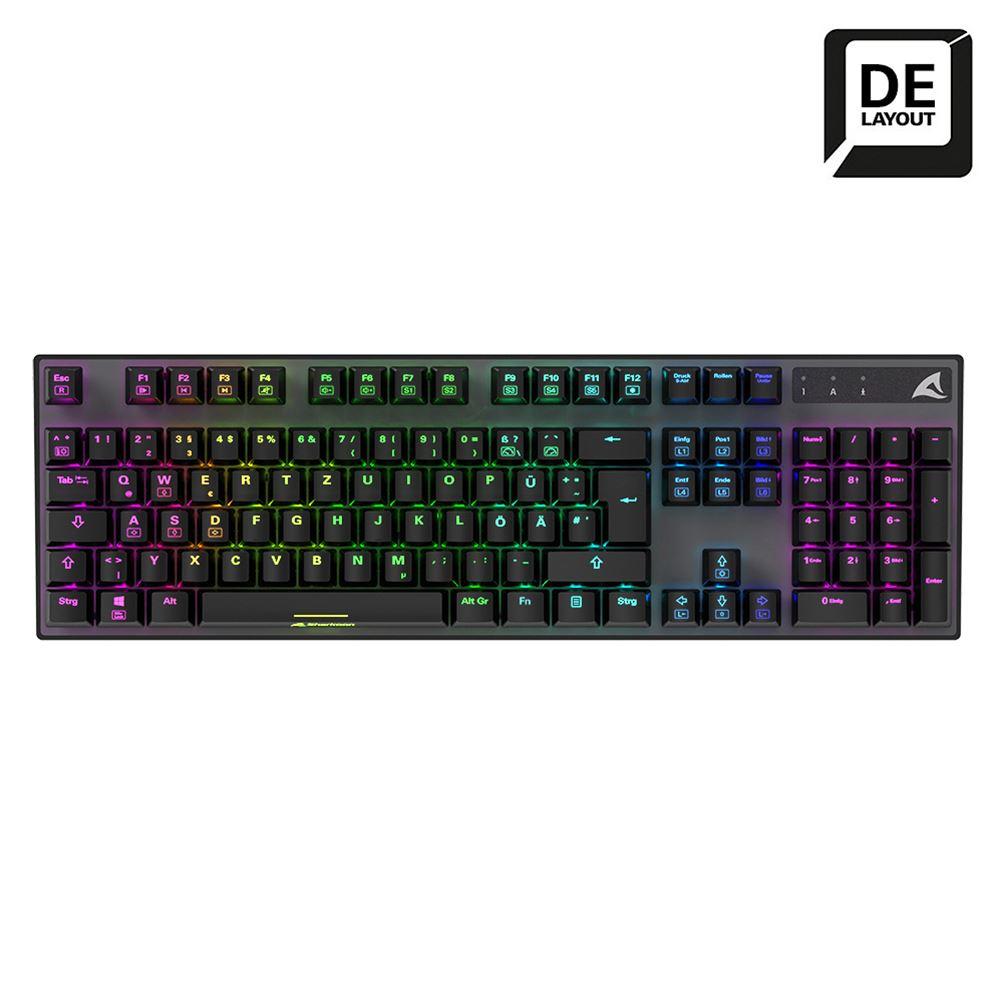 Sharkoon Skiller Sgk20 Tastatur   Huano Brown  Tysk Layout Geekd Dk
