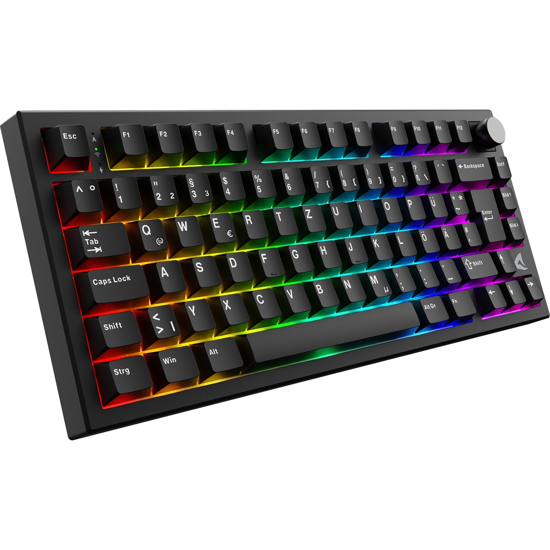Sharkoon Skiller Sgk55w Mekanisk Tastatur   Sort  75   Tysk Layout Geekd Dk