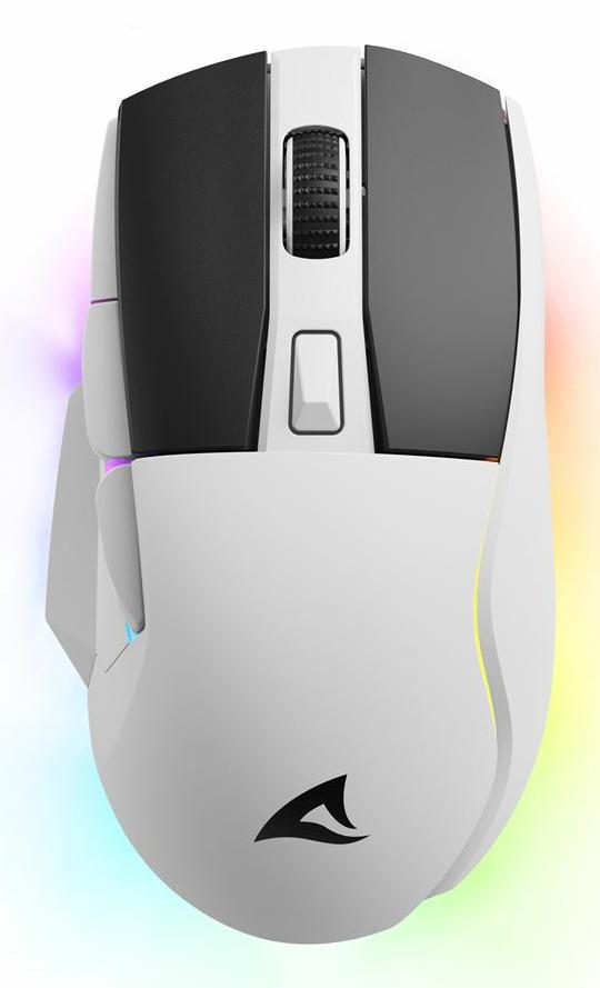 Sharkoon Skiller Sgm50w Trådløs Gamingmus   Hvid  Med Ladedock Geekd Dk
