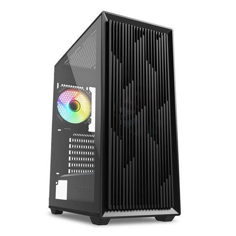 Sharkoon Vk2 Rgb Kabinet Sort Atx Fire Blæsere Geekd Dk