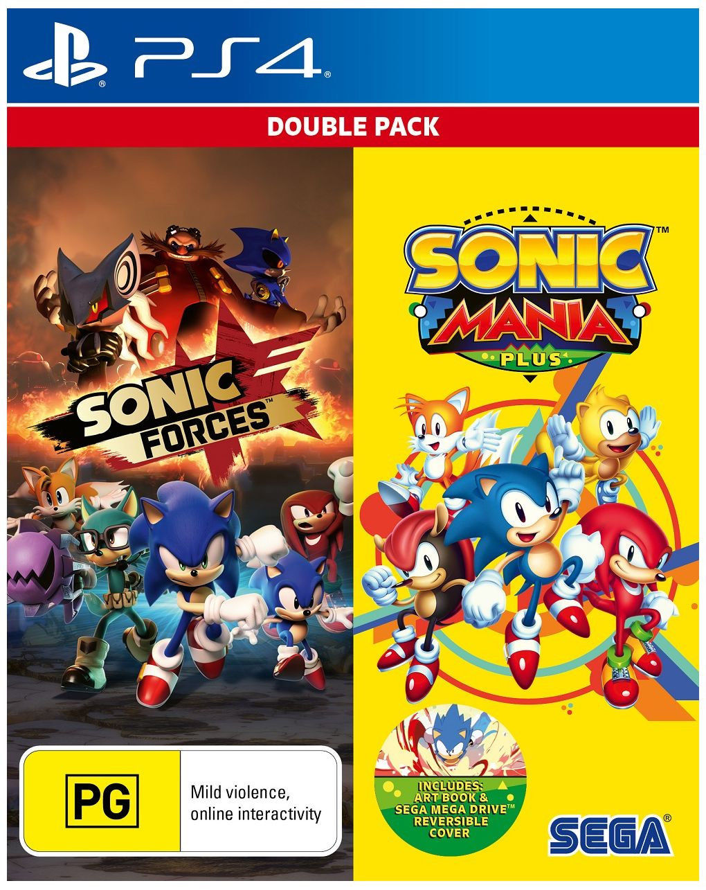 Sonic Mania Plus Sonic Forces Double Pack Ps4 Spil Geekd Dk