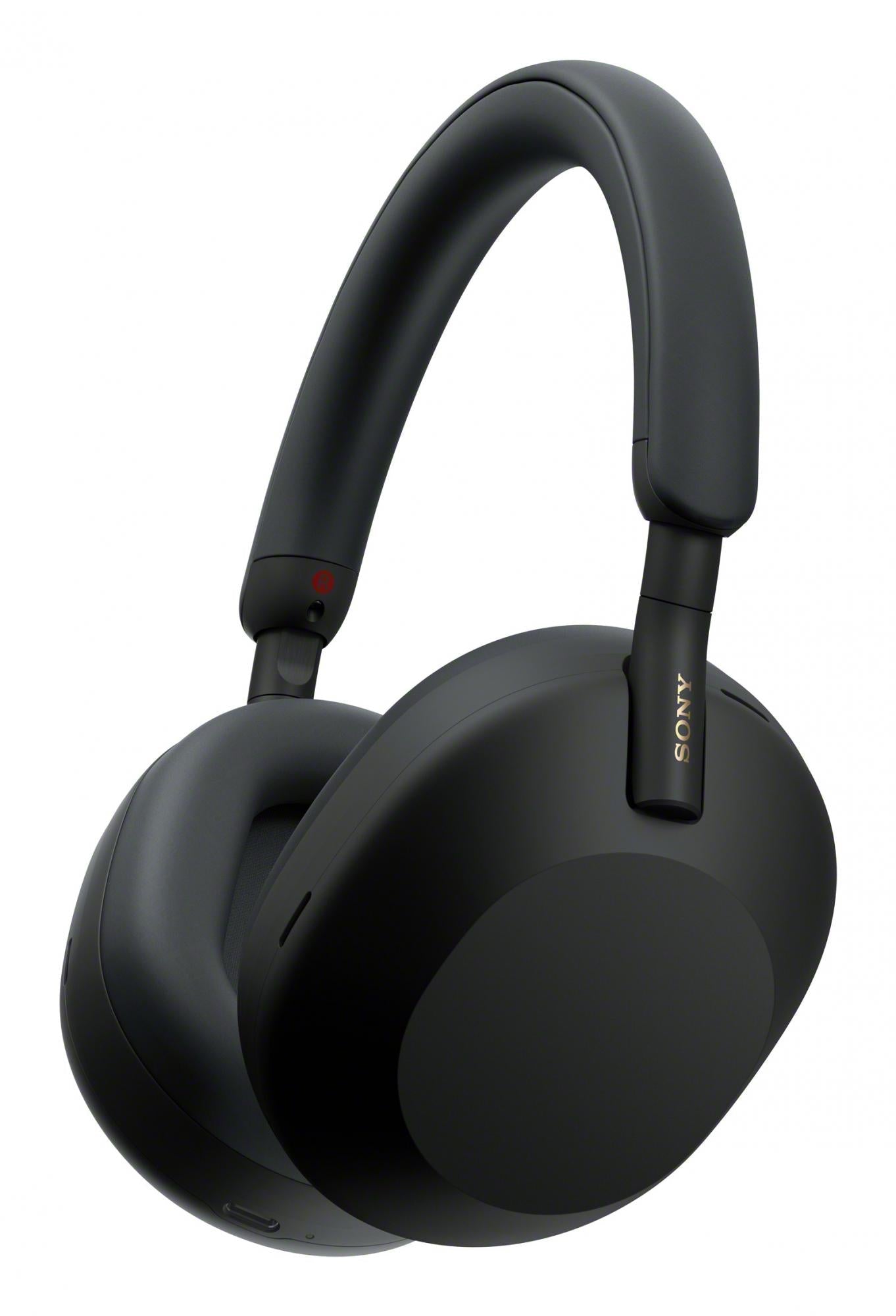 Sony Wh-1000xm5   Trådløse Hovedtelefoner Med Støjreduktion   Sort Headset Geekd Dk