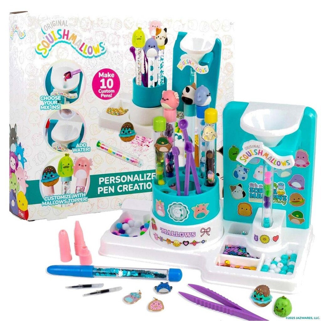 Squishmallows Pen Creations   Lav 10 Kuglepenne Kreativitetssæt Geekd Dk
