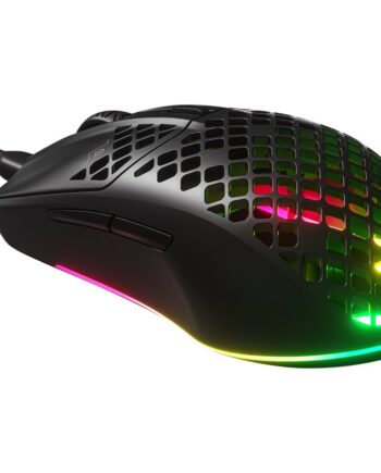Steelseries Aerox   2022 Edition Optisk Kabling Sort Mus Geekd Dk