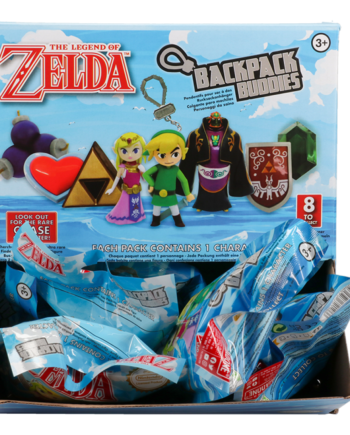 The Legend Of Zelda Backpack Buddies Series     Display  24 Stk  Nøglering Geekd Dk