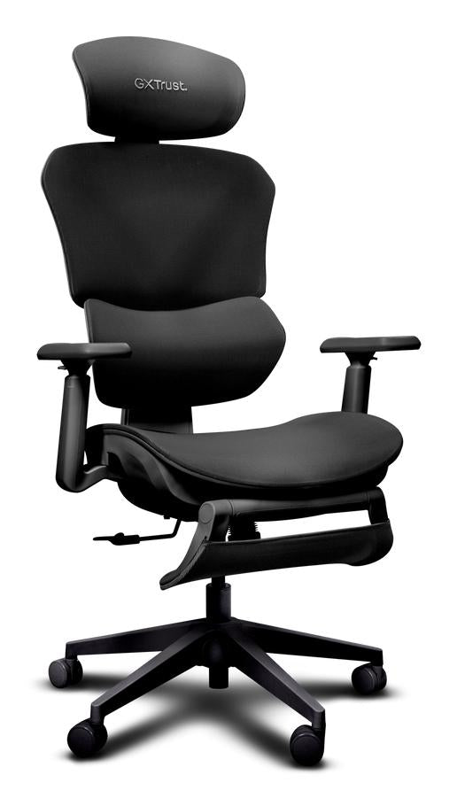 Trust Gxt 725 Rivara Mesh Gamingstol   Sort Geekd Dk