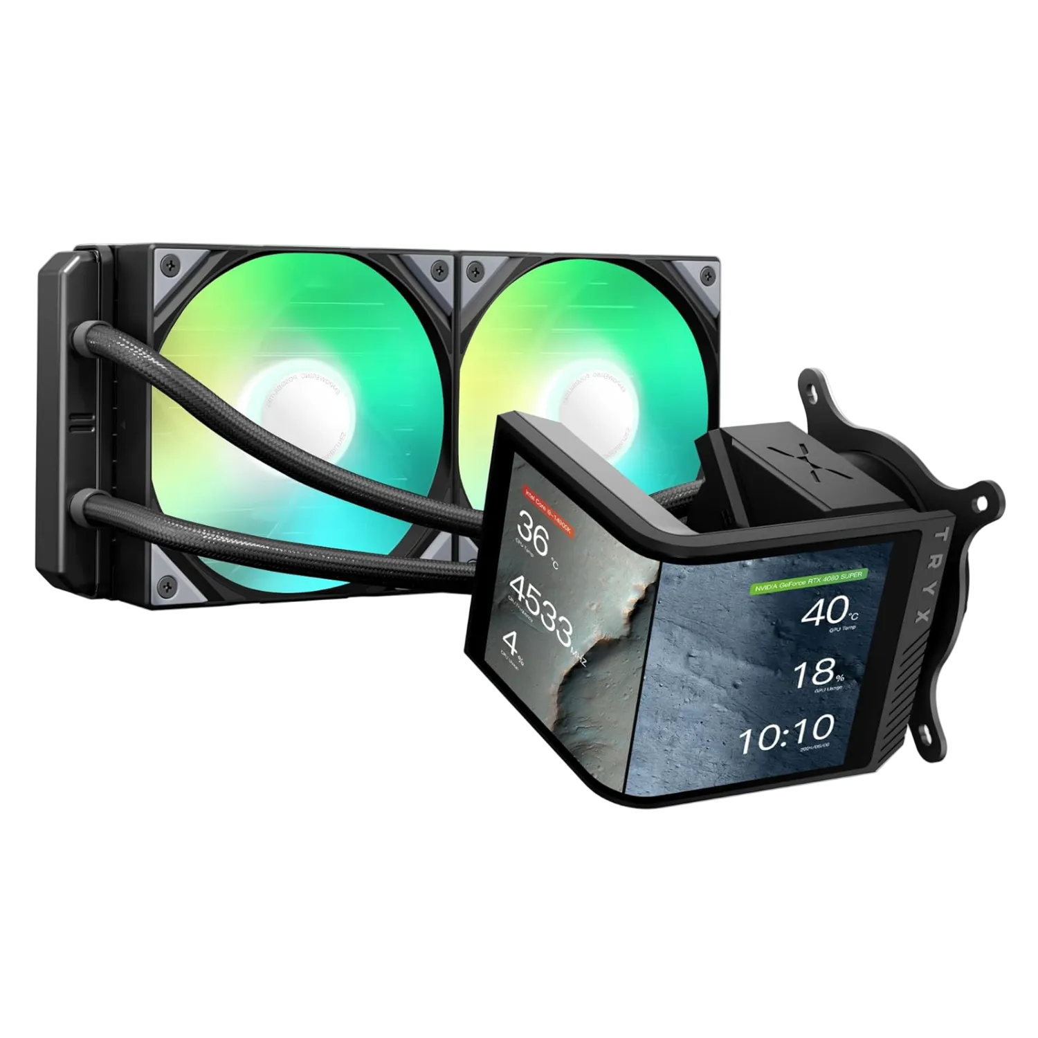 Tryx Panorama Se Argb 240   Sort Cpu Køler Geekd Dk