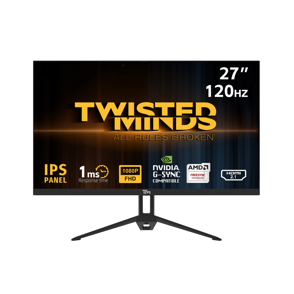 Twisted Minds Eco 27 Quot  Fhd Gamingmonitor   120 Hz Skærm Geekd Dk