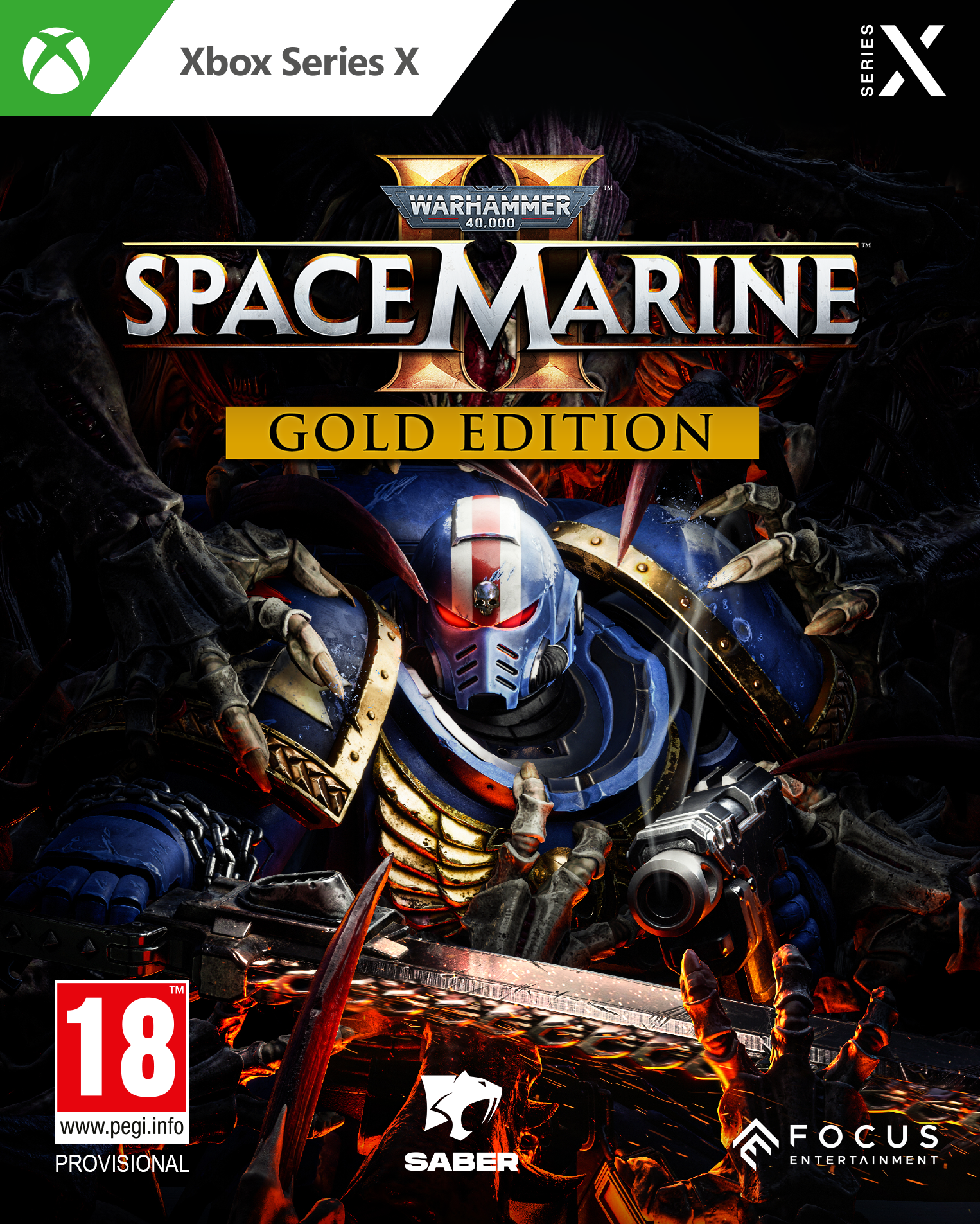 Warhammer 40 000: Space Marine     Gold Edition   Europæisk   Xbox Series   Xbox Series   Spil Geekd Dk