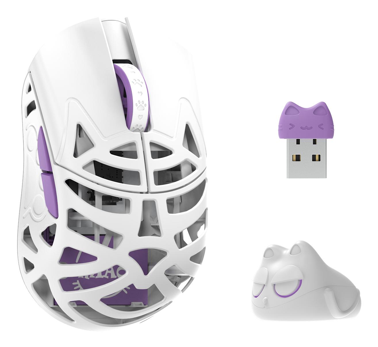 Wlmouse Beast Miao Trådløs 8k Gamingmus   Hvid Geekd Dk
