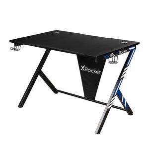 -rocker Ocelot Carbon Gamingbord   Sort Med Blå Røde Detaljer Geekd Dk