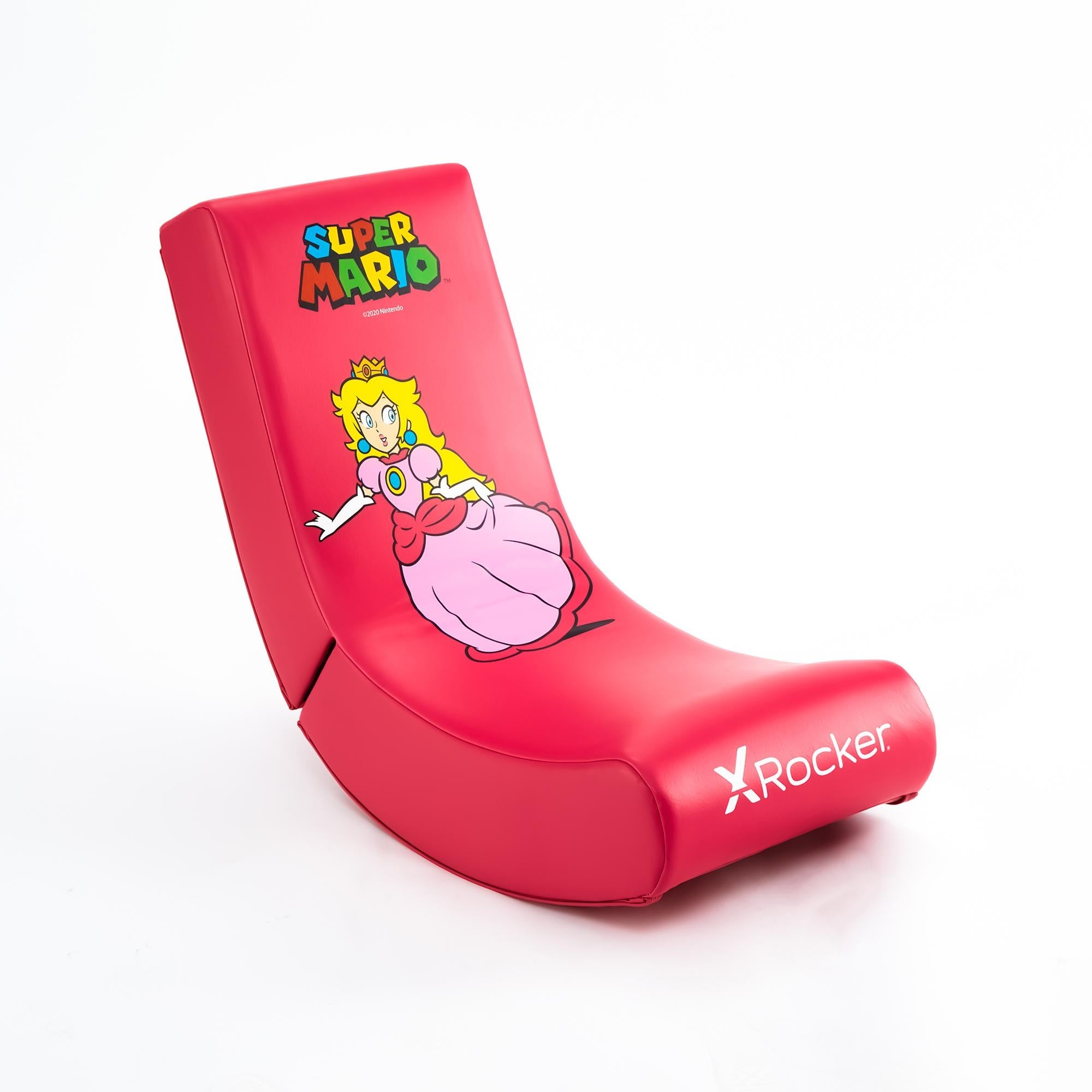-rocker Super Mario All-star Video Rocker Gamingstol   Peach Geekd Dk