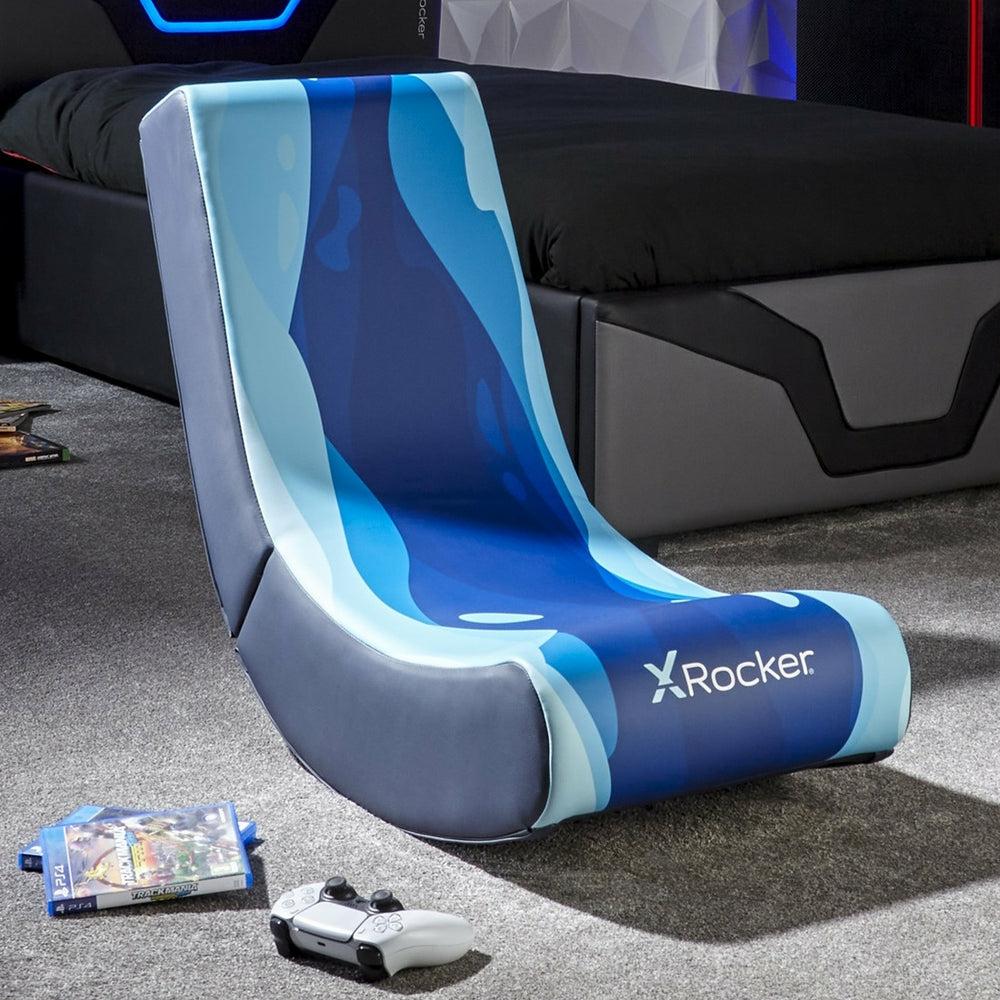 -rocker Video Rocker Gamingstol   Lava Blue Geekd Dk