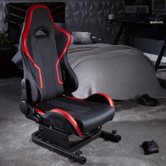 Xrocker Xr Racing Drift     Stereo Audio Racing Seat For Xr Racing Rig Black  Red And Grey Geekd Dk